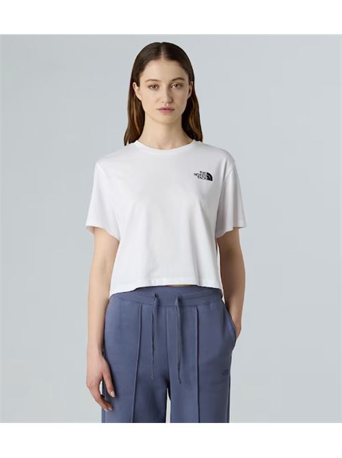 w simple dome cropp slim tee THE NORTH FACE | NF0A87U4FN41